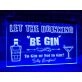 Let the Drinking Be Gin Hanging Neon Sign