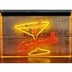 Cocktails Two Tone Hanging Neon Sign