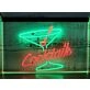 Cocktails Two Tone Hanging Neon Sign