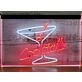 Cocktails Two Tone Hanging Neon Sign