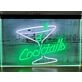 Cocktails Two Tone Hanging Neon Sign
