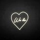 'We do' neon sign