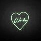 'We do' neon sign