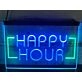 Happy Hour Two Tone Hanging Neon Sign