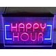 Happy Hour Two Tone Hanging Neon Sign