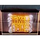 Tiki Bar Mask Two Tone Hanging Neon Sign