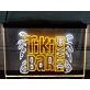 Tiki Bar Mask Two Tone Hanging Neon Sign