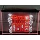 Tiki Bar Mask Two Tone Hanging Neon Sign