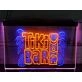 Tiki Bar Mask Two Tone Hanging Neon Sign