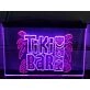 Tiki Bar Mask Two Tone Hanging Neon Sign