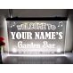 Garden Bar Personalized Hanging Neon Sign