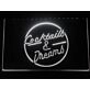 Cocktails & Dreams Hanging Neon Sign