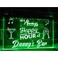 It's Always Happy Hour Personalized Hanging Neon Sign