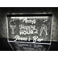 It's Always Happy Hour Personalized Hanging Neon Sign