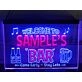 Welcome to My Bar Personalized Two Tone Hanging Neon Sign