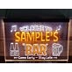 Welcome to My Bar Personalized Two Tone Hanging Neon Sign