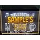 Welcome to My Bar Personalized Two Tone Hanging Neon Sign