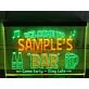 Welcome to My Bar Personalized Two Tone Hanging Neon Sign