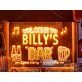 Welcome to My Bar Personalized Hanging Neon Sign