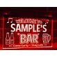 Welcome to My Bar Personalized Hanging Neon Sign