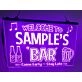 Welcome to My Bar Personalized Hanging Neon Sign