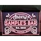 Epic Hangovers Personalized Two Tone Bar Hanging Neon Sign