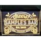 Epic Hangovers Personalized Two Tone Bar Hanging Neon Sign