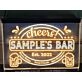 Epic Hangovers Personalized Two Tone Bar Hanging Neon Sign