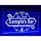 Nobody Gets Out Sober Personalized Bar Hanging Neon Sign