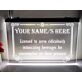 Licensed To Serve Intoxicating Beverages Personalized Hanging Neon Sign