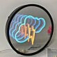 Electric Lightning Cloud 3D Mirror Effect