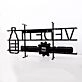Extra White Iron Frame Neon Sign