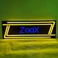 “ZaaX” Character Neon Black Backplate