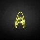 'Shark head' neon sign