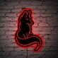 Well Behaved Cat Neon Black Backsplash