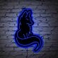 Well Behaved Cat Neon Black Backsplash