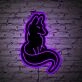 Well Behaved Cat Neon Black Backsplash