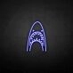 'Shark head' neon sign