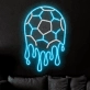 Soccer Shape Neon Sign