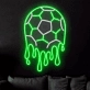 Soccer Shape Neon Sign