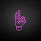OK gesture' neon sign