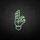 OK gesture' neon sign