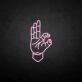 OK gesture' neon sign