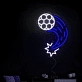 Soccer Ball Trajectory Neon Light