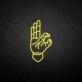 OK gesture' neon sign