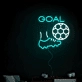 Premium Kicking Soccer Neon Sign