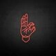 OK gesture' neon sign
