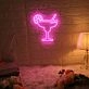 Cocktail Glass Neon Sign