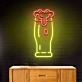 Large Beer Mug Decor Neon Light