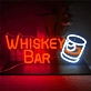 Customize WHISKEY BAR Neon Sign